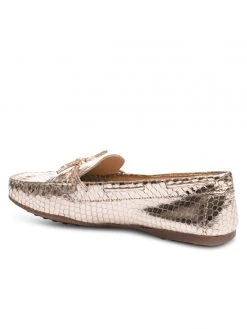 Ali MacGraw Ouray Snake Print Flats