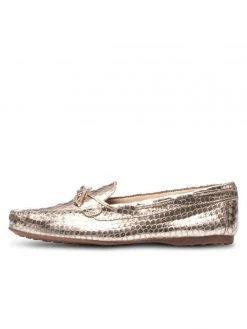 Ali MacGraw Ouray Snake Print Flats