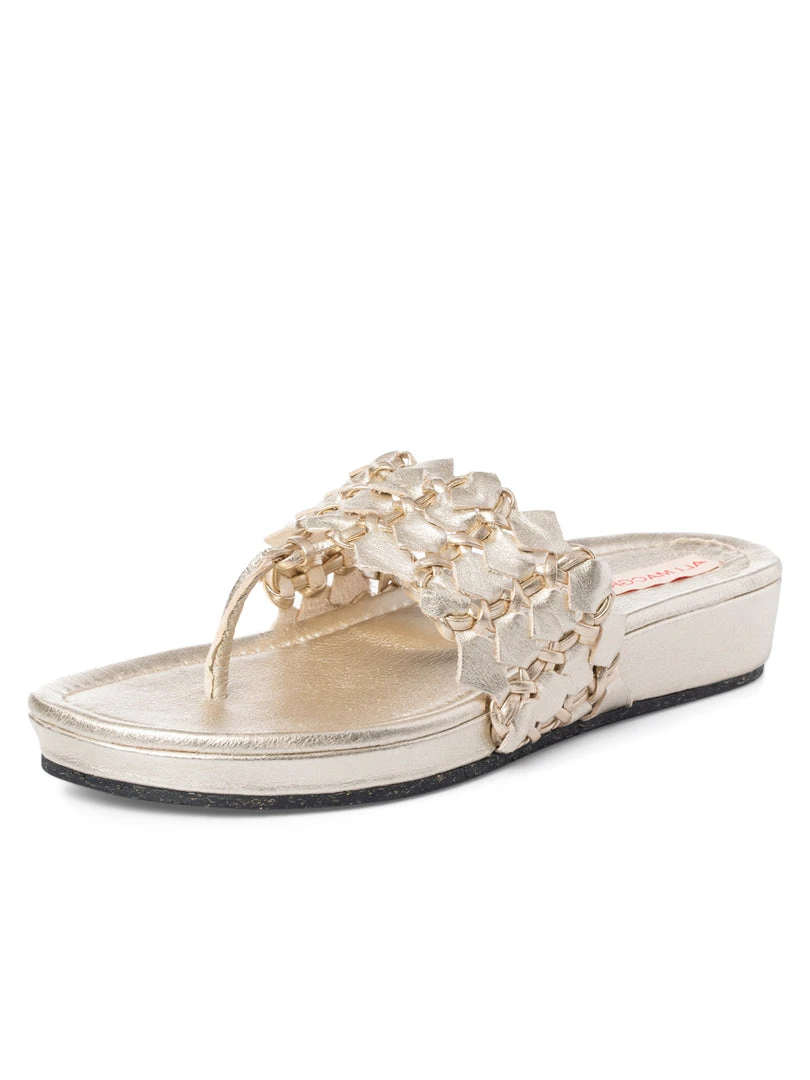 Ali MacGraw Wren Metallic Woven Calf 3 Ali MacGraw Wren Metallic Woven Calf