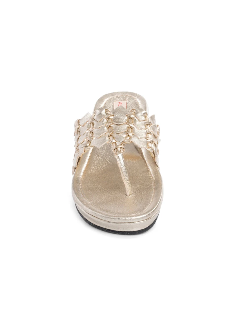 Ali MacGraw Wren Metallic Woven Calf 6 Ali MacGraw Wren Metallic Woven Calf