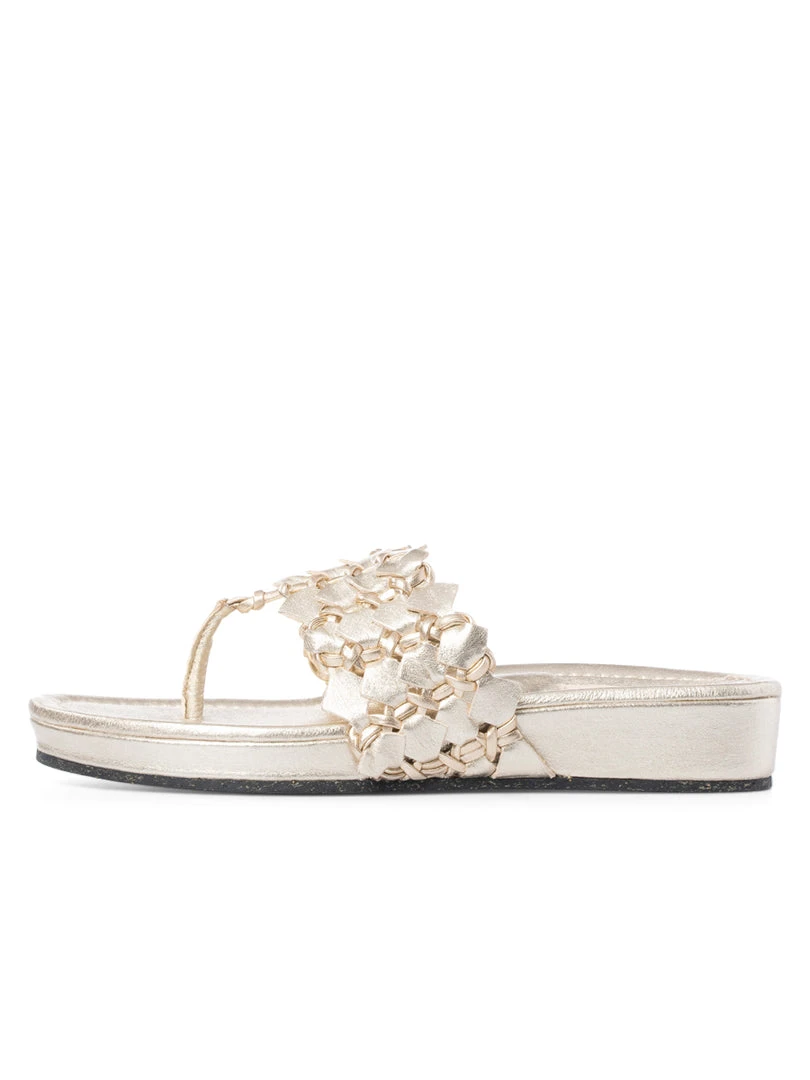 Ali MacGraw Wren Metallic Woven Calf 7 Ali MacGraw Wren Metallic Woven Calf