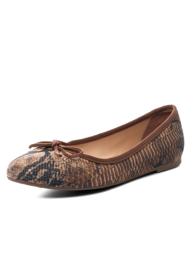 Ali MacGraw Cheery Snake Print Flats 3 Ali MacGraw Cheery Snake Print Flats