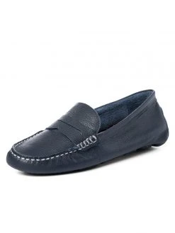 Ali MacGraw DRIVING MOCCASINS Drive Tumbled Nappa