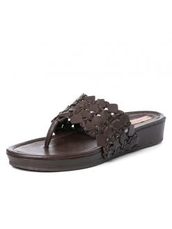 Ali MacGraw Sandals Wren Woven Calf