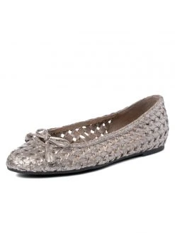 Ali MacGraw Flats Met Metallic Nappa