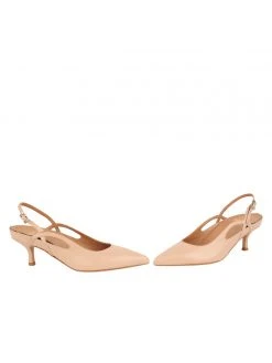 Butter Shoes Sadetta Pointed Toe Slingback Kitten Heels