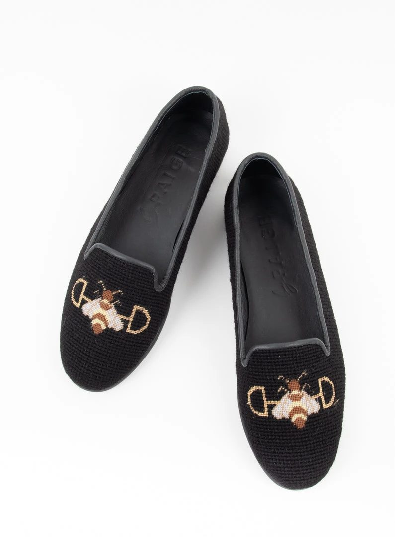 By Paige Needlepoint Loafer In Snaffle Bit Bee 6 By Paige Needlepoint Loafer In Snaffle Bit Bee