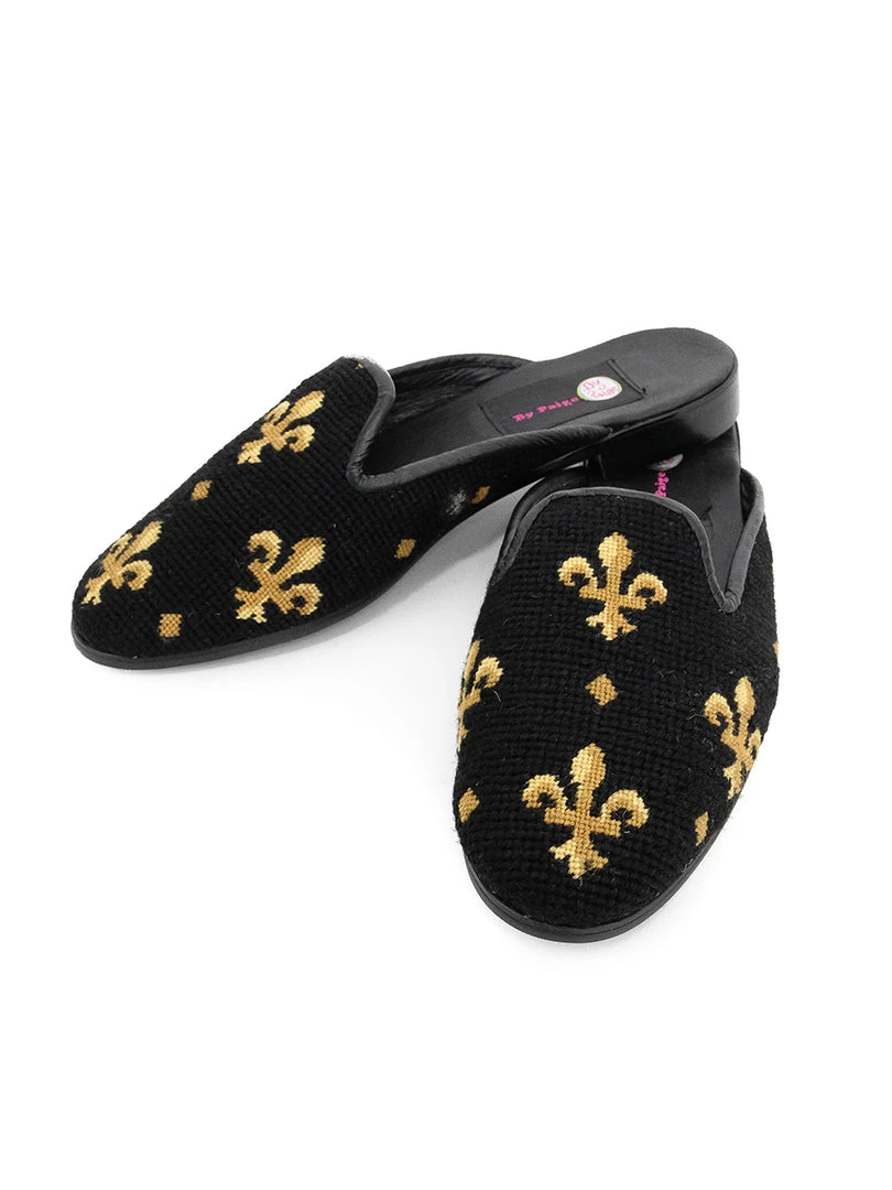 By Paige Needlepoint Mule Casual 7 By Paige Needlepoint Mule Casual