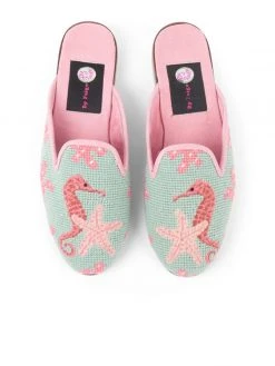 By Paige Needlepoint Mule Casual 12 By Paige Needlepoint Mule Casual