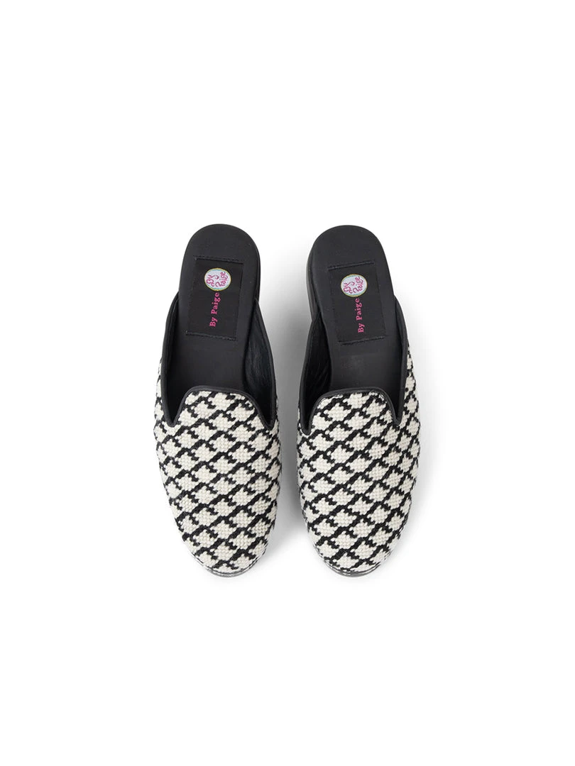 By Paige Needlepoint Mule Casual 7 By Paige Needlepoint Mule Casual