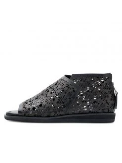 Golo Alexie Laser Cut Peep-Toe Flat