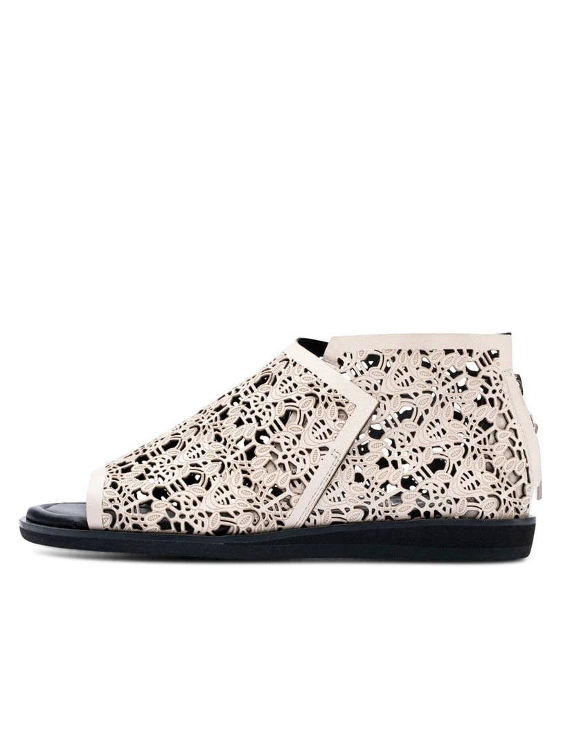 Golo Alexie Laser Cut Peep-Toe Flat Casual 4 Golo Alexie Laser Cut Peep-Toe Flat Casual