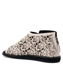 Golo Alexie Laser Cut Peep-Toe Flat Casual 9 Golo Alexie Laser Cut Peep-Toe Flat Casual