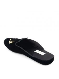 Patricia Green Antler Embroidered Slipper