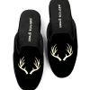 Patricia Green Antler Embroidered Slipper 1 Patricia Green Antler Embroidered Slipper
