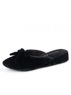 Patricia Green Casual Bardot Velvet Slip-On Slipper