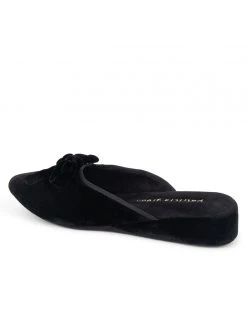 Patricia Green Casual Bardot Velvet Slip-On Slipper