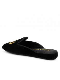 Patricia Green Diana Embroidered Velvet Slipper Flats
