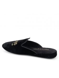 Patricia Green Paris France Velvet Slipper Casual