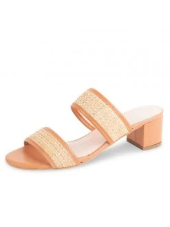 Patricia Green Florence Raffia Block Heeled Sandal New Arrivals