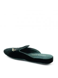 Patricia Green Antler Embroidered Slipper Flats