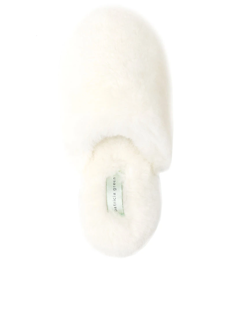 Patricia Green Montana Shearling Slipper Flats 8 Patricia Green Montana Shearling Slipper Flats