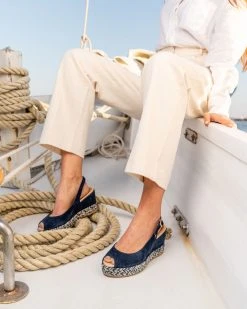 Patricia Green Piper Peep-Toe Slingback Espadrille