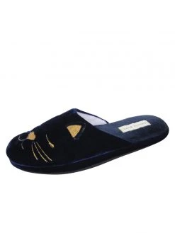 Patricia Green Winking Kitty Slipper Flats