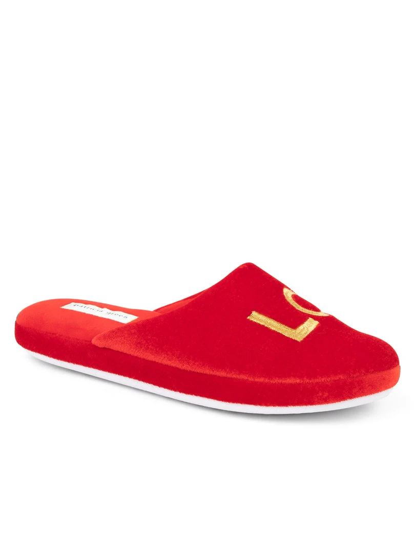 Patricia Green Slippers Love Embroidered Slipper 4 Patricia Green Slippers Love Embroidered Slipper