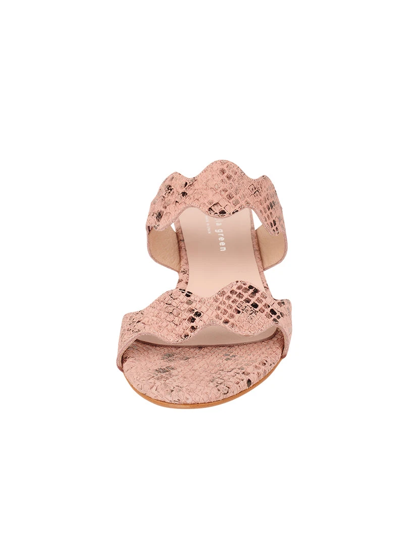 Patricia Green Sandals Palm Beach Python Scalloped Sandal 5 Patricia Green Sandals Palm Beach Python Scalloped Sandal