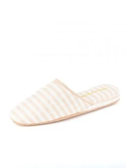 Patricia Green Flats Sari Silk Check Slipper