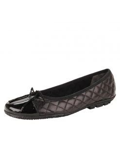 Paul Mayer Flats Cozy Quilted Leather Ballet Flat