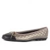 Paul Mayer Flats Cozy Quilted Leather Ballet Flat