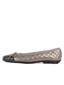 Paul Mayer Flats Cozy Quilted Leather Ballet Flat