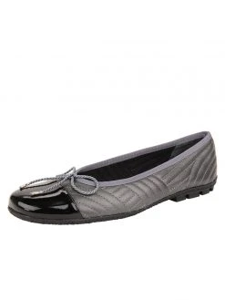Paul Mayer Flats Crush Quilted Leather Ballet Flat