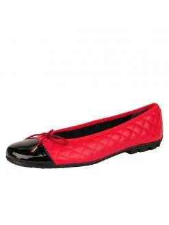 Paul Mayer Cozy Quilted Leather Ballet Flat Flats
