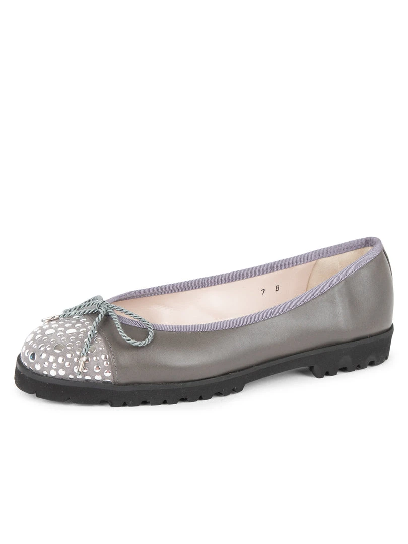 Paul Mayer Brill Studded Lug Sole Ballet Flats 3 Paul Mayer Brill Studded Lug Sole Ballet Flats
