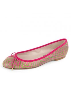 Paul Mayer New Arrivals Luxe Geometric Ballet Flat