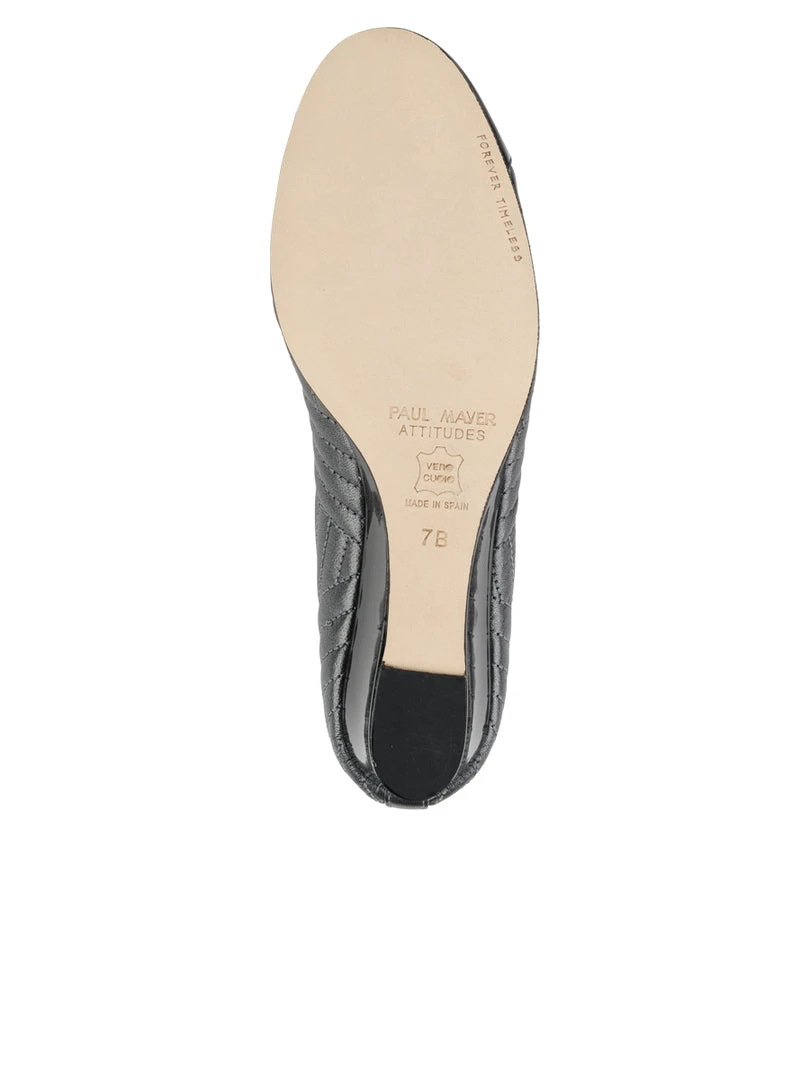 Paul Mayer Wedges Nuba Quilted Leather Wedge 7 Paul Mayer Wedges Nuba Quilted Leather Wedge