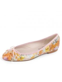 Paul Mayer Luxe Printed Floral Ballet Flat
