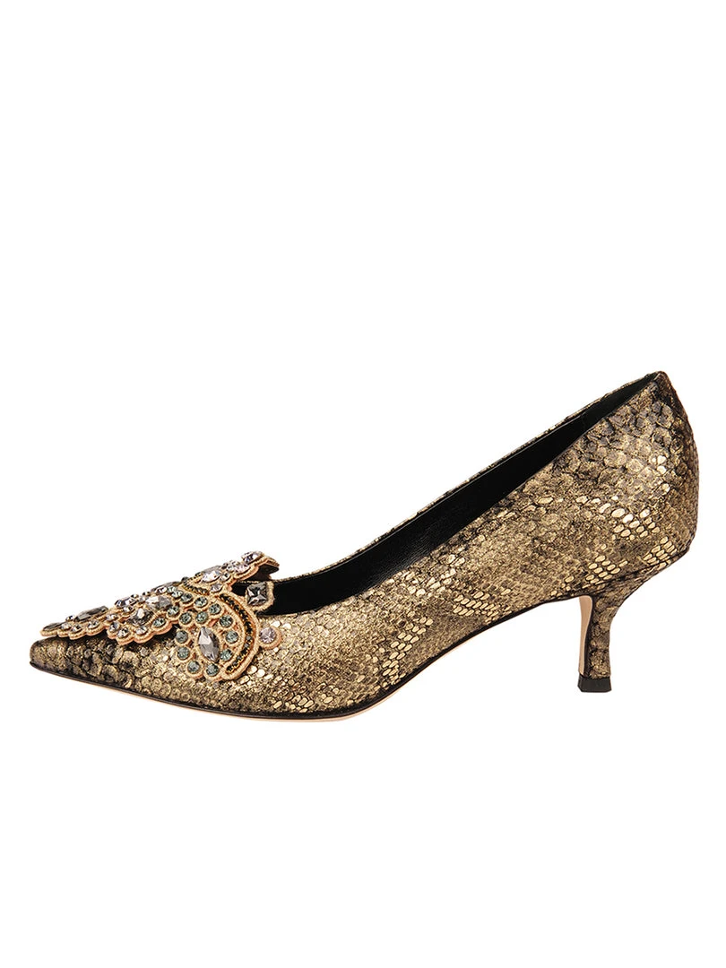 Something Bleu Nolita Embellished Pointed Toe Pump Evening 7 Something Bleu Nolita Embellished Pointed Toe Pump Evening