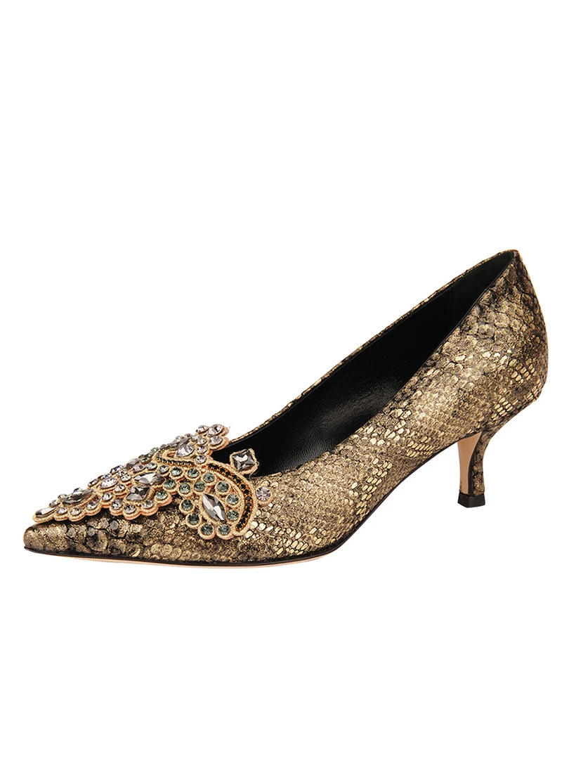 Something Bleu Nolita Embellished Pointed Toe Pump Evening 3 Something Bleu Nolita Embellished Pointed Toe Pump Evening