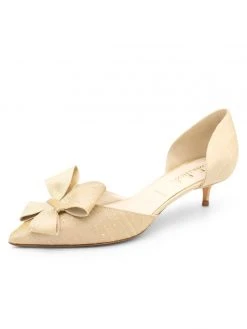 Something Bleu Evening Cliff D'Orsay Kitten Heel