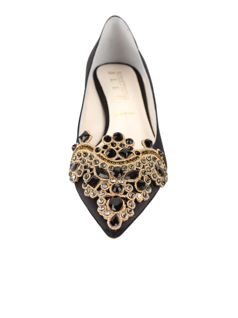 Something Bleu Brinsley Pointed Toe Kitten Heel 5 Something Bleu Brinsley Pointed Toe Kitten Heel