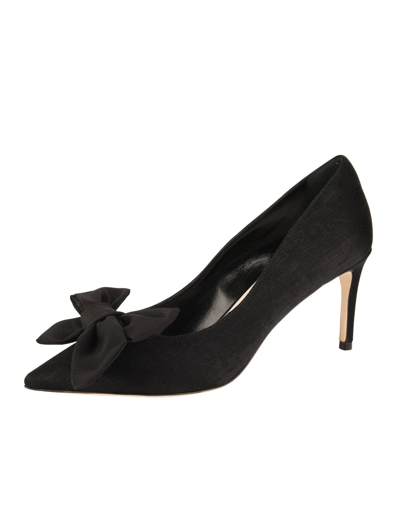 Something Bleu Pumps Elaina Bow Pump 3 Something Bleu Pumps Elaina Bow Pump