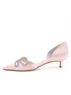 Something Bleu Bridal Darla D'Orsay Kitten Heel
