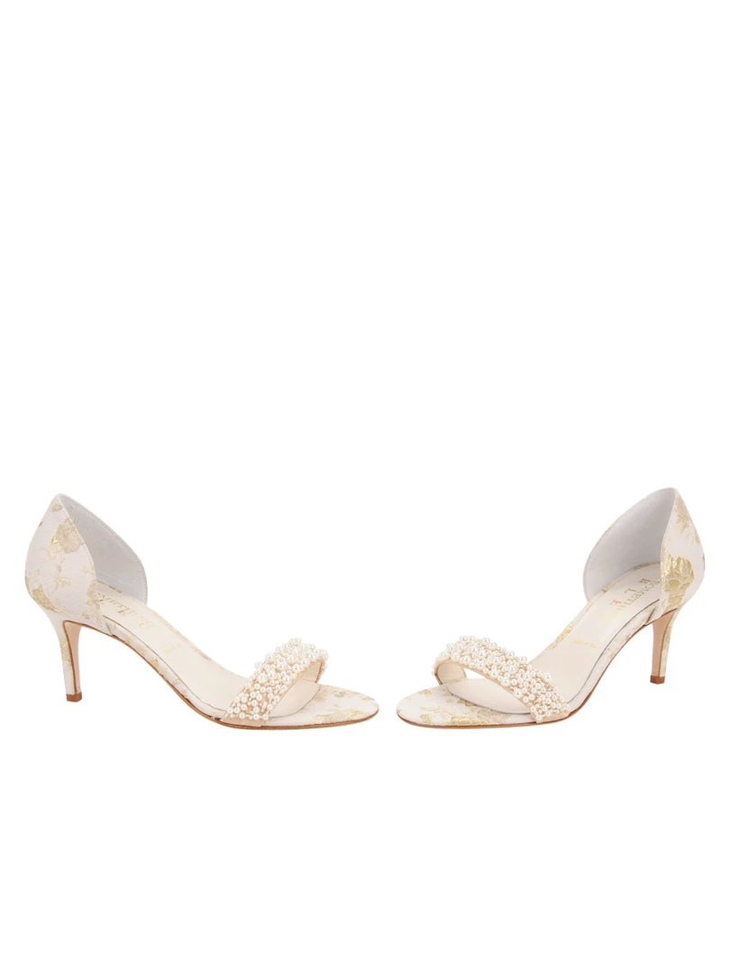 Something Bleu Bridal Cappy D'Orsay Sandal 8 Something Bleu Bridal Cappy D'Orsay Sandal