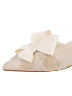 Something Bleu Bridal Cliff D'Orsay Kitten Heel 11 Something Bleu Bridal Cliff D'Orsay Kitten Heel