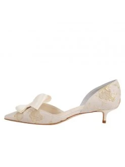 Something Bleu Bridal Cliff D'Orsay Kitten Heel 12 Something Bleu Bridal Cliff D'Orsay Kitten Heel