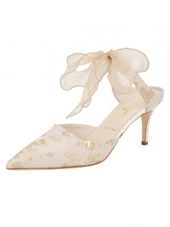 Something Bleu Bridal Elvie Pointed Toe Pump